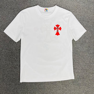 Pure Luminous Glow Cross White T-Shirt for Bold Street Style